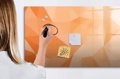 Tableau magnétique pour dessiner modèle abstraction de triangle