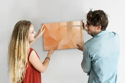 Tableau magnétique pour dessiner modèle abstraction de triangle