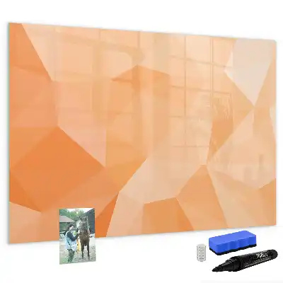 Tableau magnétique pour dessiner modèle abstraction de triangle