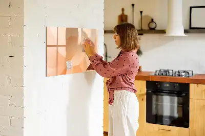 Tableau magnétique pour dessiner modèle abstraction de triangle