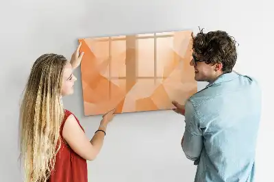 Tableau magnétique pour dessiner modèle abstraction de triangle
