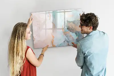 Tableau magnétique à dessiner motif image abstraite