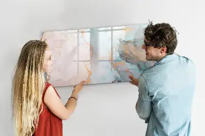 Tableau magnétique à dessiner motif image abstraite