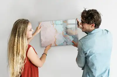 Tableau magnétique à dessiner motif image abstraite