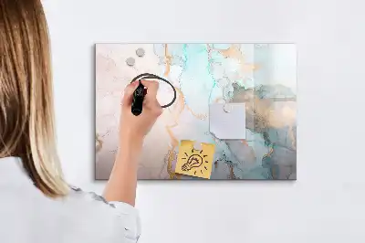 Tableau magnétique à dessiner motif image abstraite