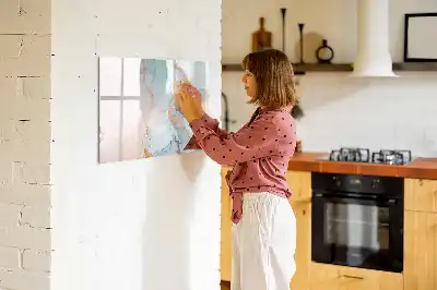 Tableau magnétique à dessiner motif image abstraite