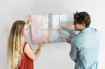 Tableau magnétique à dessiner motif image abstraite