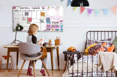 Tableau magnétique pour dessiner planificateur mensuel