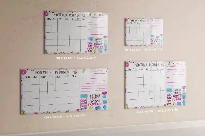 Tableau magnétique pour dessiner planificateur mensuel