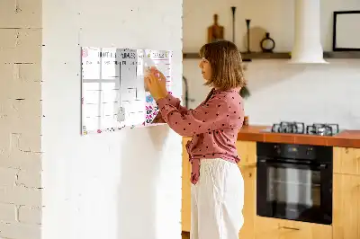 Tableau magnétique pour dessiner planificateur mensuel