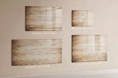 Tableau magnétique à dessiner motif texture de bois