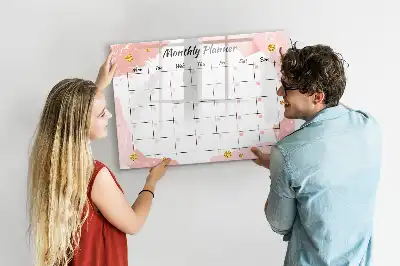 Tableau magnétique pour dessiner planificateur mensuel
