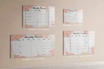Tableau magnétique pour dessiner planificateur mensuel