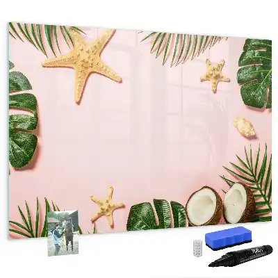Tableau magnétique de dessin modèle atmosphère estivale