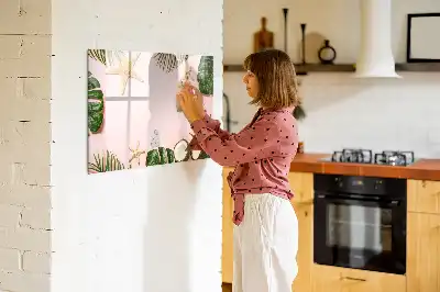 Tableau magnétique de dessin modèle atmosphère estivale