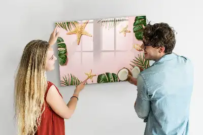 Tableau magnétique de dessin modèle atmosphère estivale