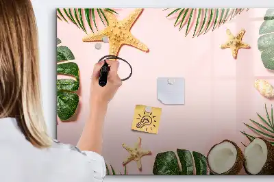 Tableau magnétique de dessin modèle atmosphère estivale