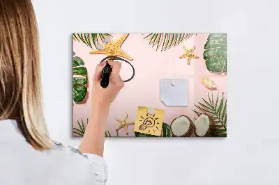 Tableau magnétique de dessin modèle atmosphère estivale