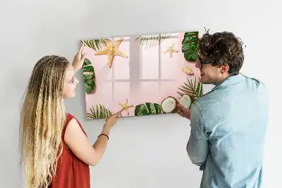 Tableau magnétique de dessin modèle atmosphère estivale