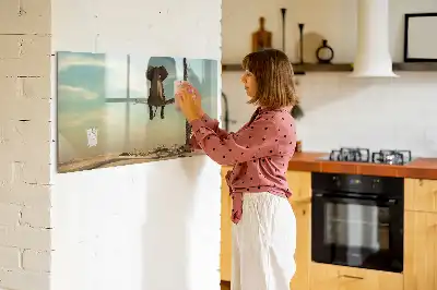 Tableau magnétique pour dessiner motif éléphant sur l'arbre