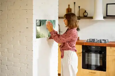 Tableau magnétique pour dessin motif feuilles de monstera