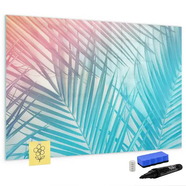 Tableau magnétique pour dessiner modèle palmier tropical
