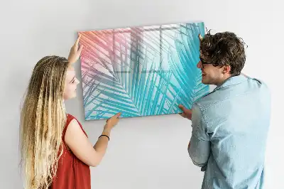 Tableau magnétique pour dessiner modèle palmier tropical