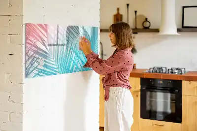 Tableau magnétique pour dessiner modèle palmier tropical