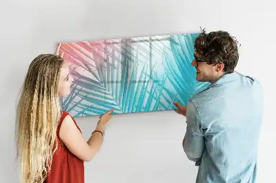 Tableau magnétique pour dessiner modèle palmier tropical