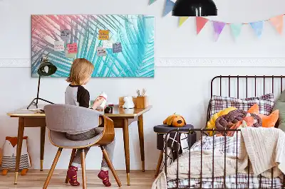 Tableau magnétique pour dessiner modèle palmier tropical