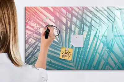 Tableau magnétique pour dessiner modèle palmier tropical