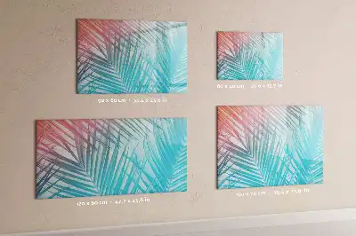 Tableau magnétique pour dessiner modèle palmier tropical