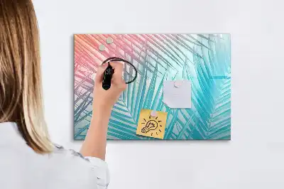 Tableau magnétique pour dessiner modèle palmier tropical