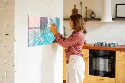 Tableau magnétique pour dessiner modèle palmier tropical