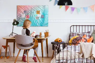 Tableau magnétique pour dessiner modèle palmier tropical