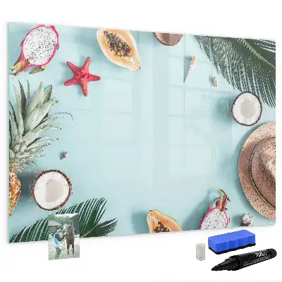 Tableau magnétique pour dessiner modèle composition estivale