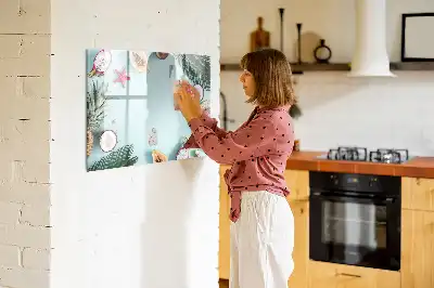 Tableau magnétique pour dessiner modèle composition estivale