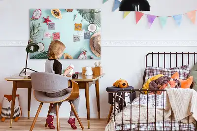 Tableau magnétique pour dessiner modèle composition estivale