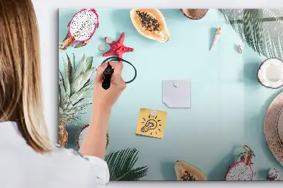 Tableau magnétique pour dessiner modèle composition estivale