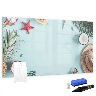 Tableau magnétique pour dessiner modèle composition estivale
