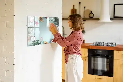 Tableau magnétique pour dessiner modèle composition estivale