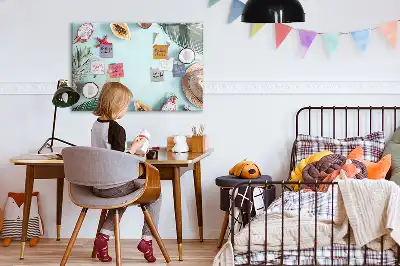 Tableau magnétique pour dessiner modèle composition estivale