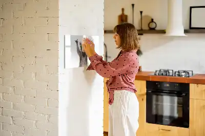 Tableau magnétique à dessiner motif succulentes avec lunettes