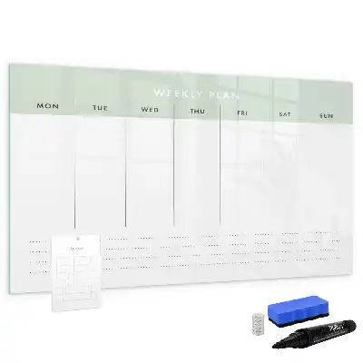 Planificateur hebdomadaire magnétique tableau pour dessiner