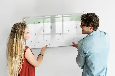 Planificateur hebdomadaire magnétique tableau pour dessiner