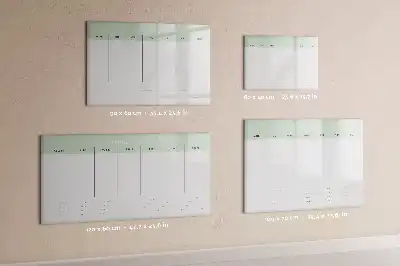 Planificateur hebdomadaire magnétique tableau pour dessiner
