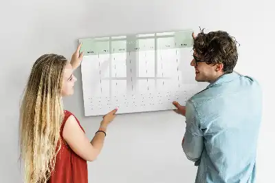 Planificateur hebdomadaire magnétique tableau pour dessiner