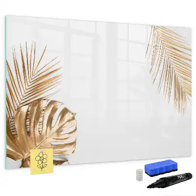Tableau magnétique pour dessiner modèle feuilles exotiques