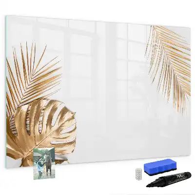 Tableau magnétique pour dessiner modèle feuilles exotiques