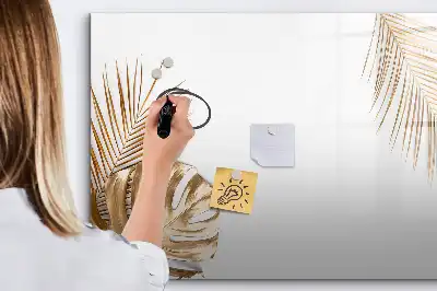 Tableau magnétique pour dessiner modèle feuilles exotiques